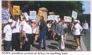 NSMA Members Protesting